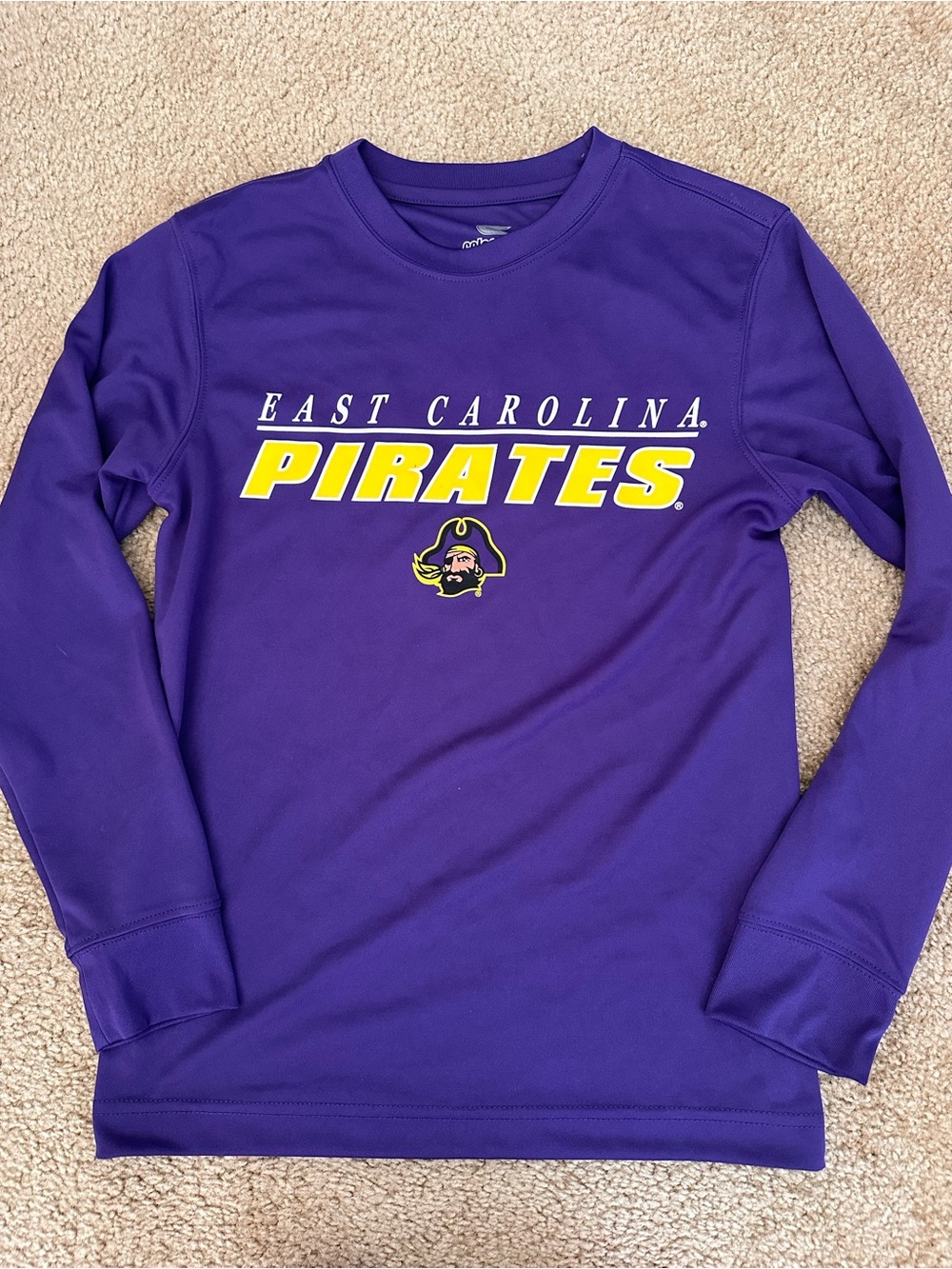 East Carolina Pirates Kids' Purple Long-Sleeve Tee